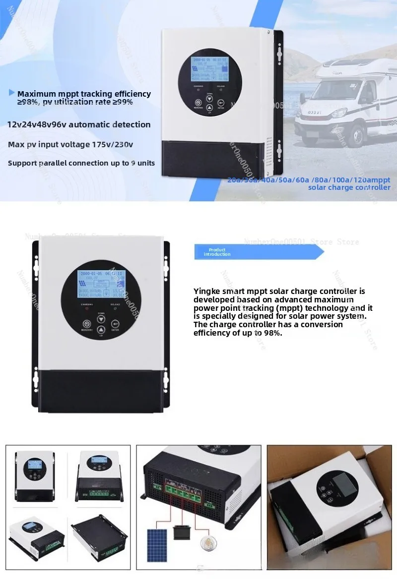 60A MPPT solar charging contro - Charge Controller Solar ulasan dan harga