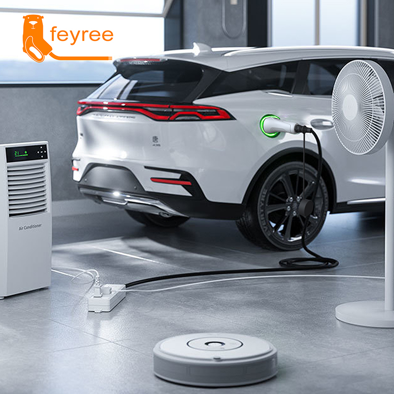 Feyree V2L Cable Electric Car  - Outdoor Power Station ulasan dan harga