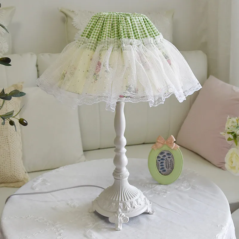 French pastoral table lamp bed - Solar Lamp ulasan dan harga