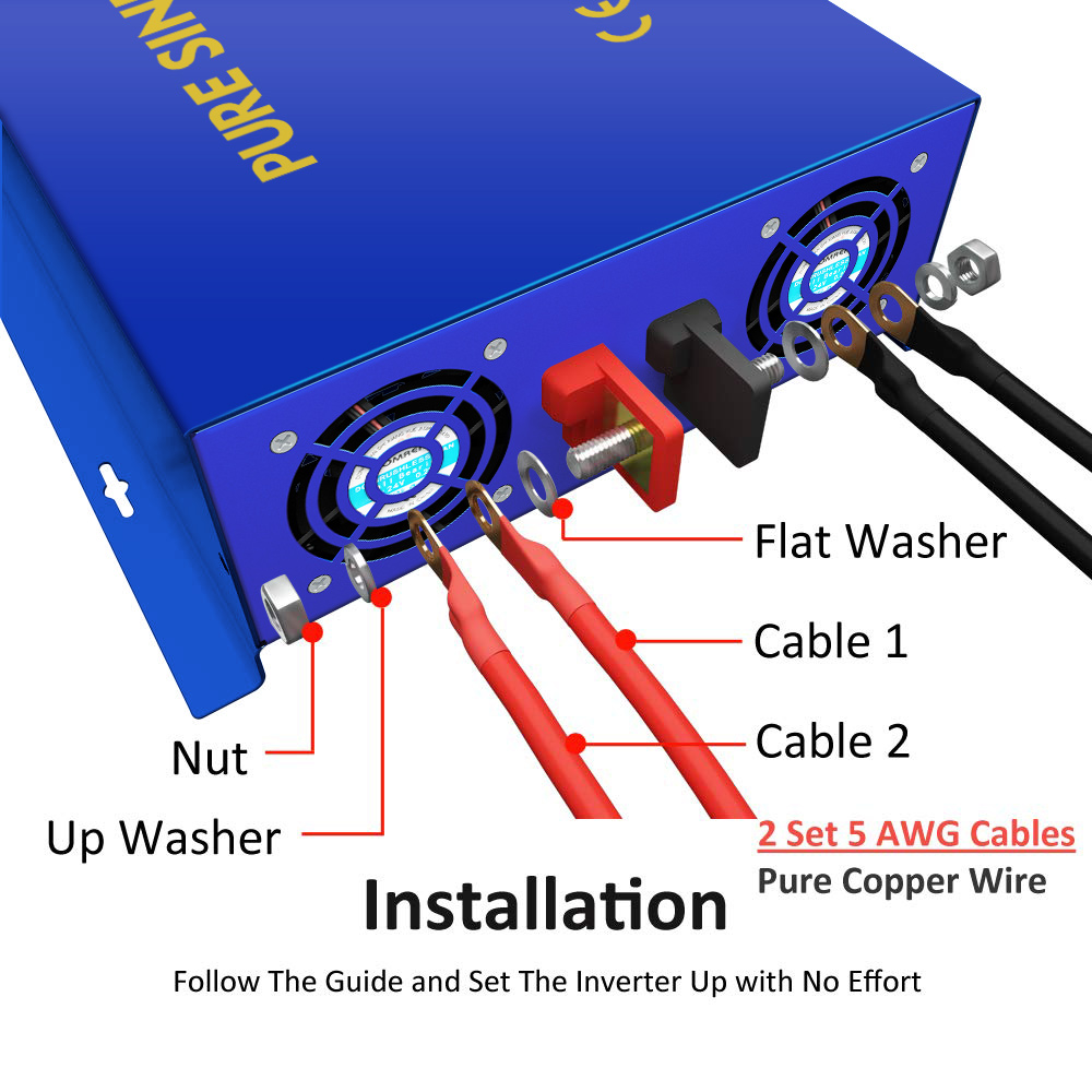 2026 Hot Sale WZRELB 3000W Car - Power Inverter ulasan dan harga