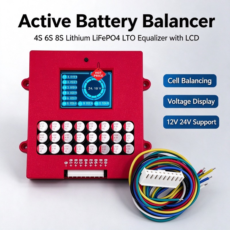 Active Balancer 4S 6S 8S Lithi - Lithium Battery 12V ulasan dan harga