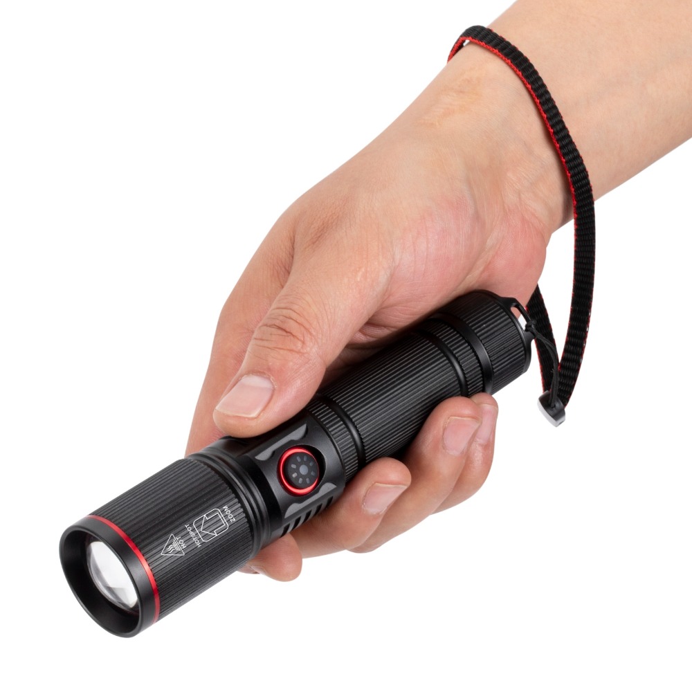Powerful LED Flashlight Type C - Energy Monitor Meter ulasan dan harga