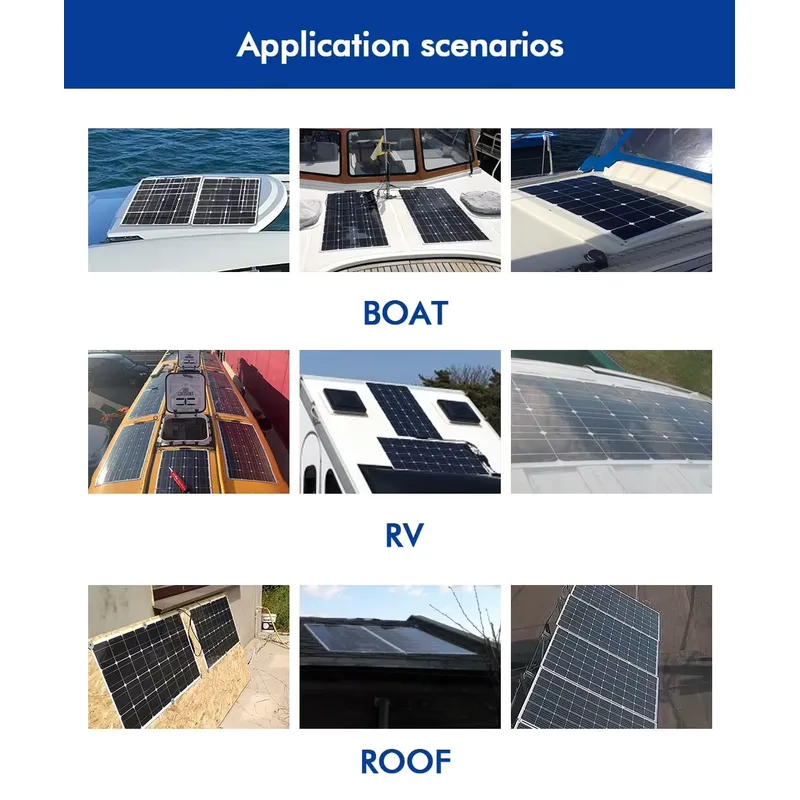 50W 100W 150W 200W Flexible So - Solar Panel 200W ulasan dan harga
