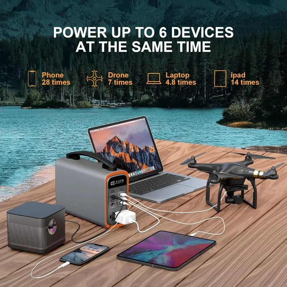 320Wh Lifepo4 Portable Power S - Solar Generator ulasan dan harga